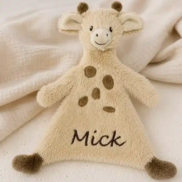 Zacht giraffe knuffeldoekje voor baby